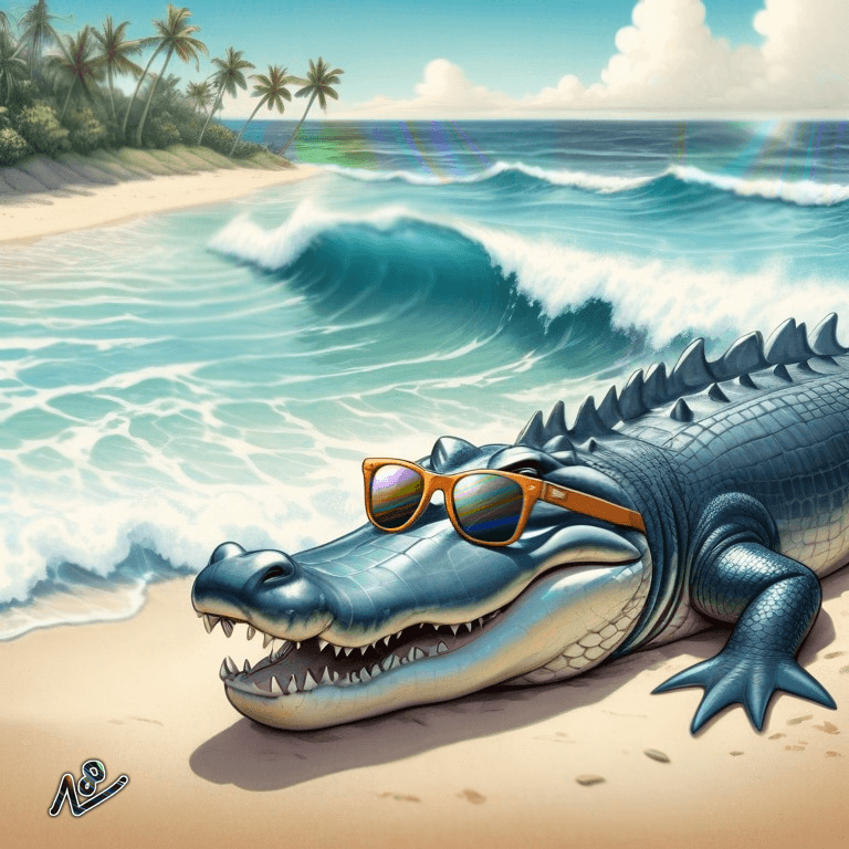 Sunny Beach Alligator
